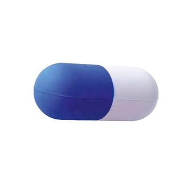 Bola anti-stress de espuma PU em forma de cápsula
